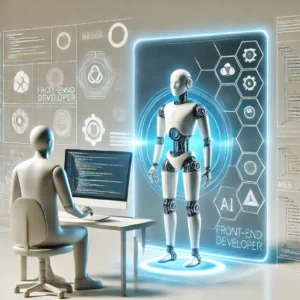 A-futuristic-ai-powered-workspace-featuring-a-glowing-robotic-assistant-and-a-computer-screen-displaying-advanced-web-development-frameworks-blog-title-will-ai-replace-frontend-developers